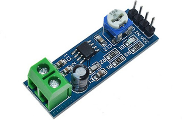 Si Tai&SH LM386 Audio Leistungsverstärker Modul 4er Set, Mono Verstärker Platine, Blau, 5V-12V Eingang - Bild 1