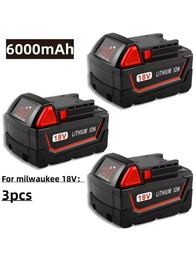 Milwaukee M18B5 Akku für M18 Elektrowerkzeuge, 18 V, 6000 mAh, Modell 48-11-1860 - Bild 6