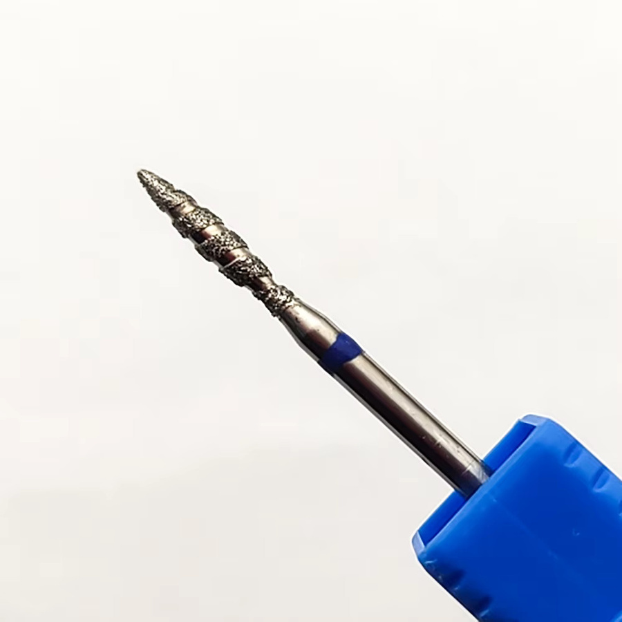 KIMAXCOLA Diamant-Nagelbohrer mit Edelstahl-Mandrel, Füße - Bild 2