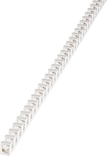 HellermannTyton Heladuct Flex10SK Kabelbündelhalter Weiß 11mm für Profis - Bild 1