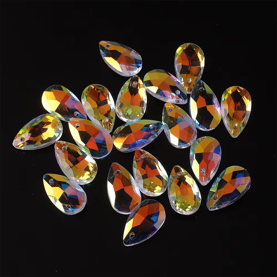 YUANZHIRUN Anhänger, Glas, Kristall, Bunt, Damen - Bild 2