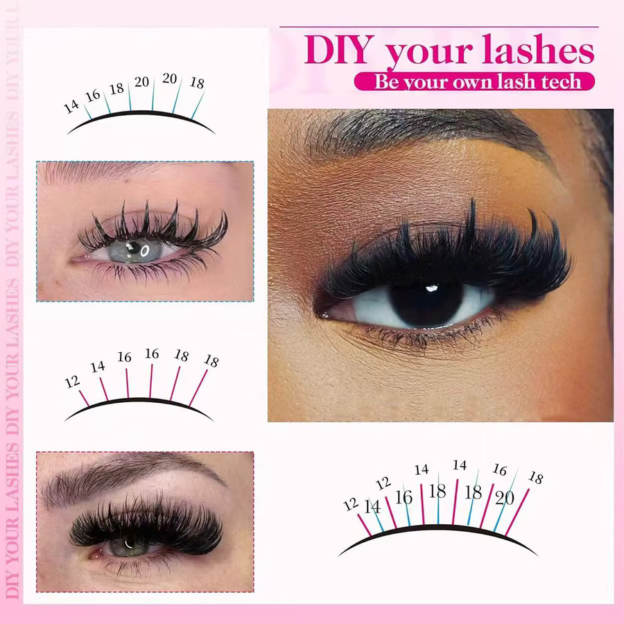 MAIOJIE Wimpernbüschel, Spiky Lash Manga Wimpernverlängerung - Bild 2