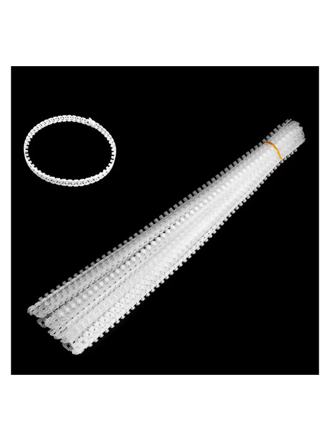 20 Stück Kettenriemen Adapter für Kettennagelmaschinen von Hoeaden in Weiß zur Montage von Decken, Trennwänden, Gipskartonplatten und Holzplatten - Bild 3