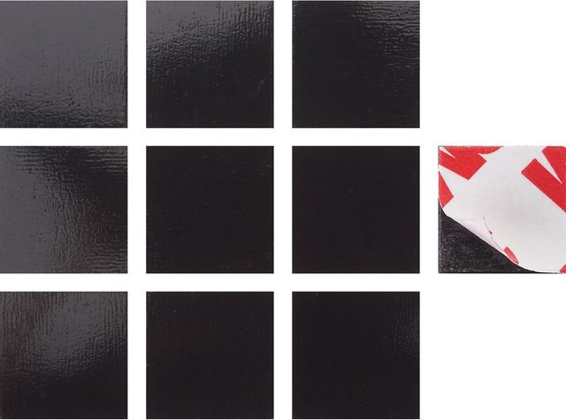 VBS Magnet-Pads selbstklebend in Schwarz, 10 Stück - Bild 1