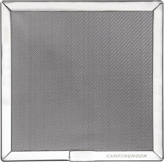 TOMTOP JMS Tragbares Grillrost-Halterung Set für tragbare Herde in Grau aus Edelstahl B/T: 15,0 x 15,0 cm - Bild 1