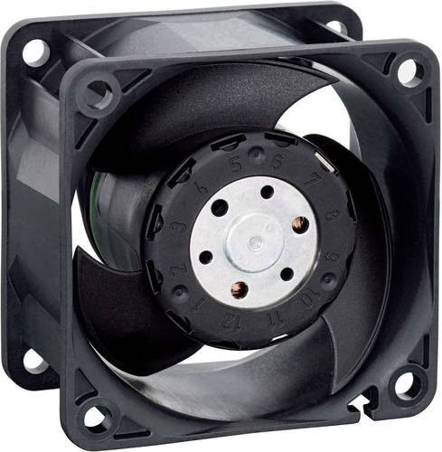 EBM Papst 614 JH Axiallüfter 24 V/DC 70 m³/h Schwarz B/T/H: 60 x 60 x 32 mm - Bild 1