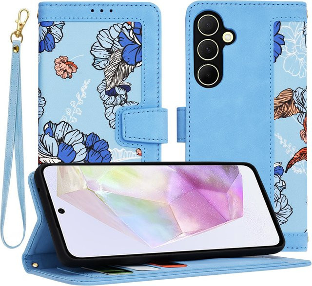 Techsuit FlipCraft Schutzhülle für Samsung Galaxy A35 5G (A356) in Blau - Bild 1