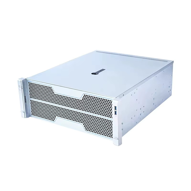 VBNM ATX Straight-through 4U Rackmount-Chassis in Silber für Hochleistungs-Computing, AI-Speicher und GPU-Server - Bild 2