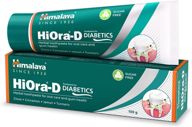 Himalaya Hiora D Zahnpasta Zuckerfrei Kräuterfrische, 100 g - Bild 1