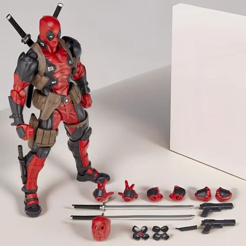 Yamaguchi Deadpool Actionfigur aus PVC in Rot und Schwarz, Höhe: 16 cm - Bild 2