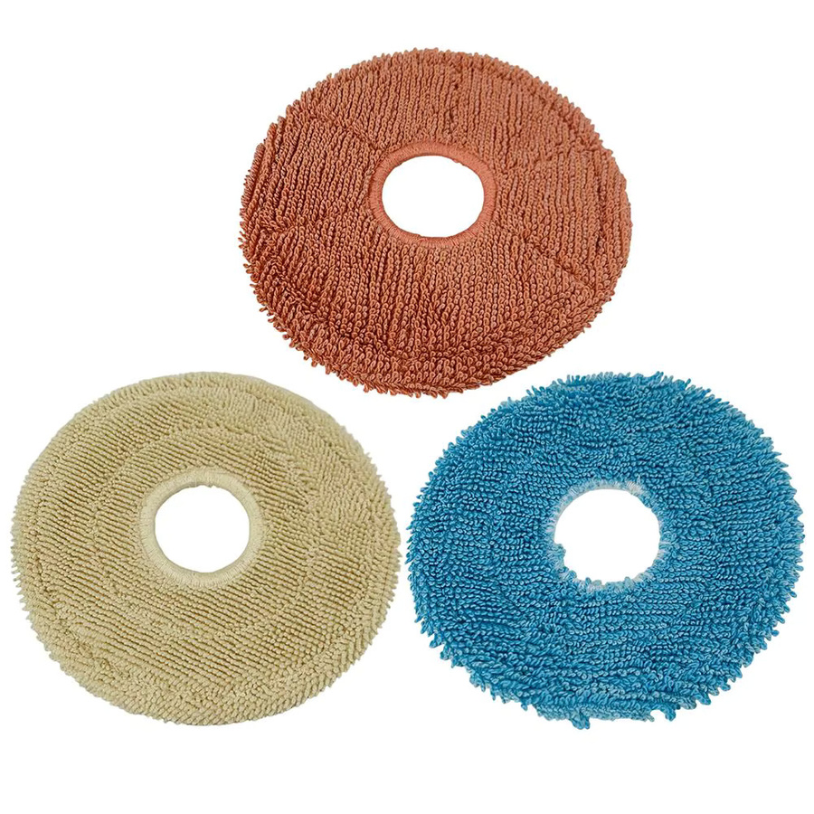 3er-Pack Ersatz-Wischpads für Dreame MOVA MOBIUS 60 Roboterstaubsauger, Plüsch-ThermoHold HyperClean-Tücher - Bild 3