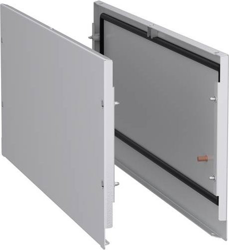 Schneider Electric NSYSPBCN38 PanelSeT SFN Seitenwände für Sammelschienenraum D 800 mm, 2er-Set, Farbe: Grau (RAL 7035) - Bild 1