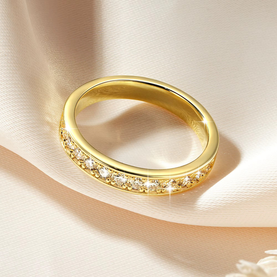 Celestinova Verlobungsring, Gold, Moissanit, Damen - Bild 1
