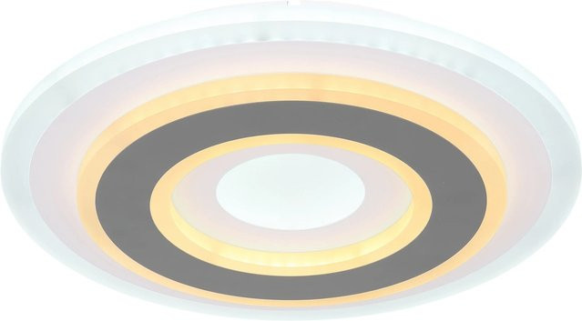 Globo LED-Deckenleuchte Sabatino in Weiß, dimmbar mit Fernbedienung, Durchmesser: 30 cm - Bild 1