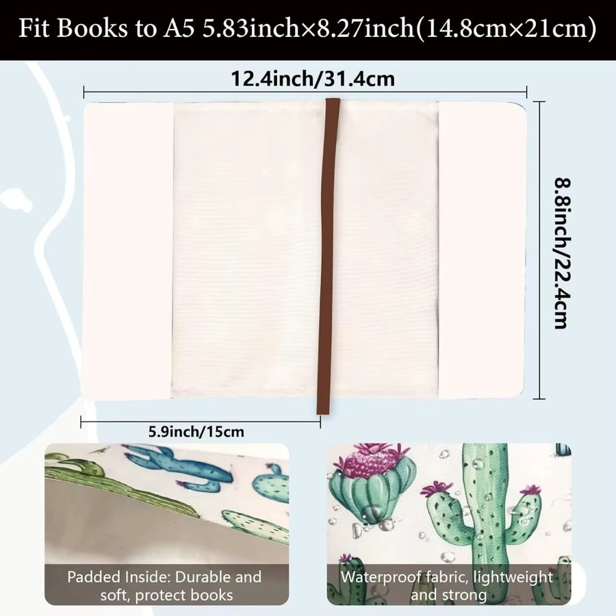 Sox Buchhülle aus Nylon für A5 Hardcover-Lehrbücher, B: 21,6 cm, H: 31,8 cm - Bild 1