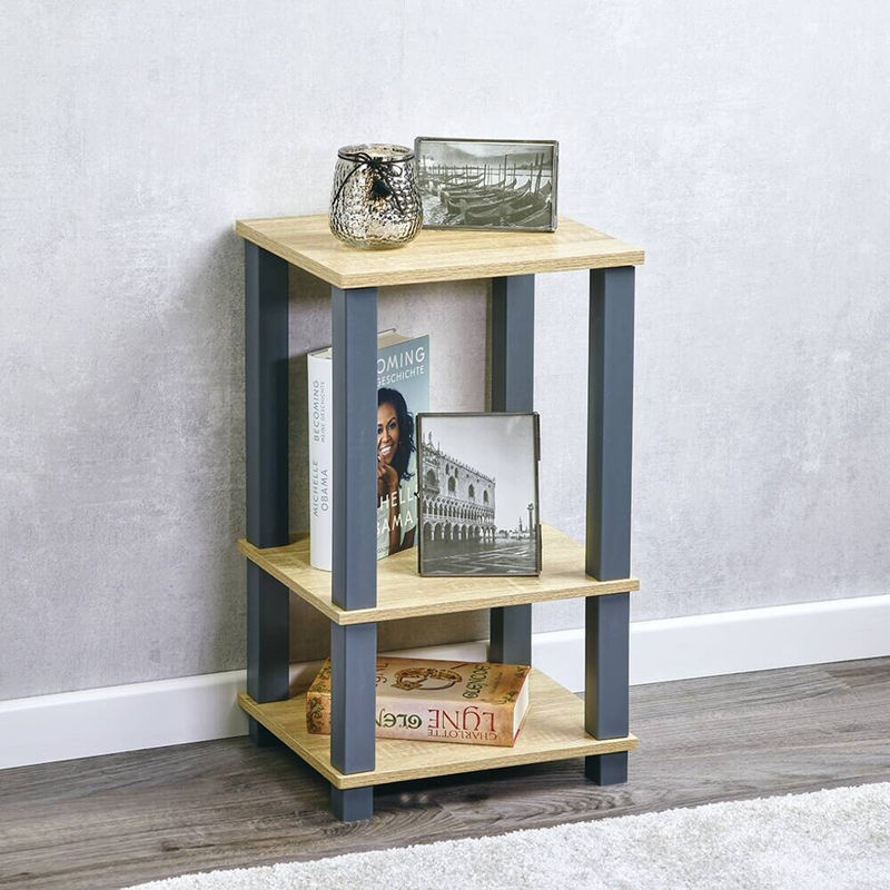 Kesper Regal grau aus Spanplatte B/H/T: 29 x 58,5 x 34 cm - Bild 2