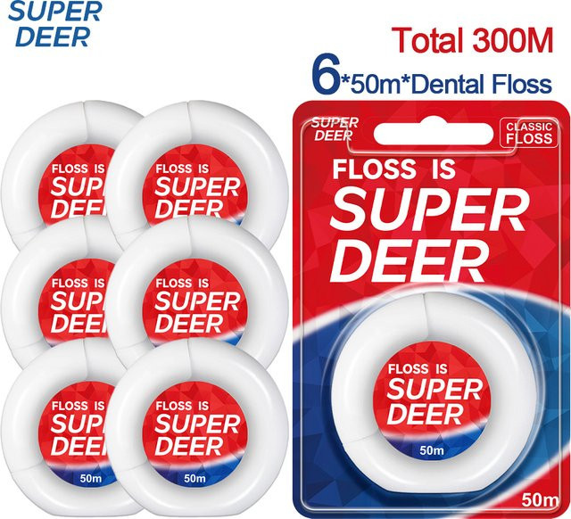 Super Deer Zahnseide, 300 m - Bild 1