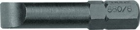 Gedore Schraubendreherbit 880 Schlitz 5/16 Zoll 12 mm aus Edelstahl in Grau - Bild 1