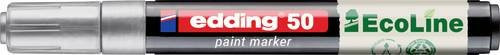 Edding Lackmarker 50 EcoLine Permanent Silber mit Bullet-Spitze 2 mm bis 3 mm - Bild 1