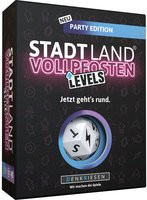 Denkriesen Stadt Land Vollpfosten Levels Party Edition Partyspiel ab 12 Jahren - Bild 1