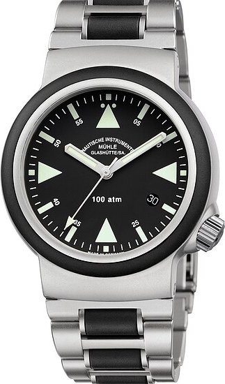 Mühle Glashütte Rescue-Timer Armbanduhr, Automatik, Edelstahl, 42 mm, Herren - Bild 1