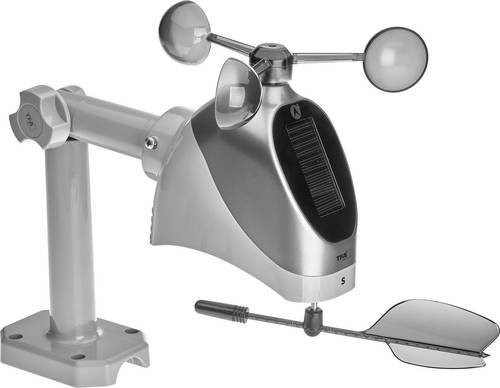TFA Dostmann Windmesser Funk 433MHz in Silber - Bild 1