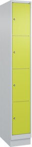 C+P Schließfachschrank Classic PLUS mit Sockel und 1 Abteil in Viridingrün, H x B x T: 195 x 30 x 50 cm - Bild 1