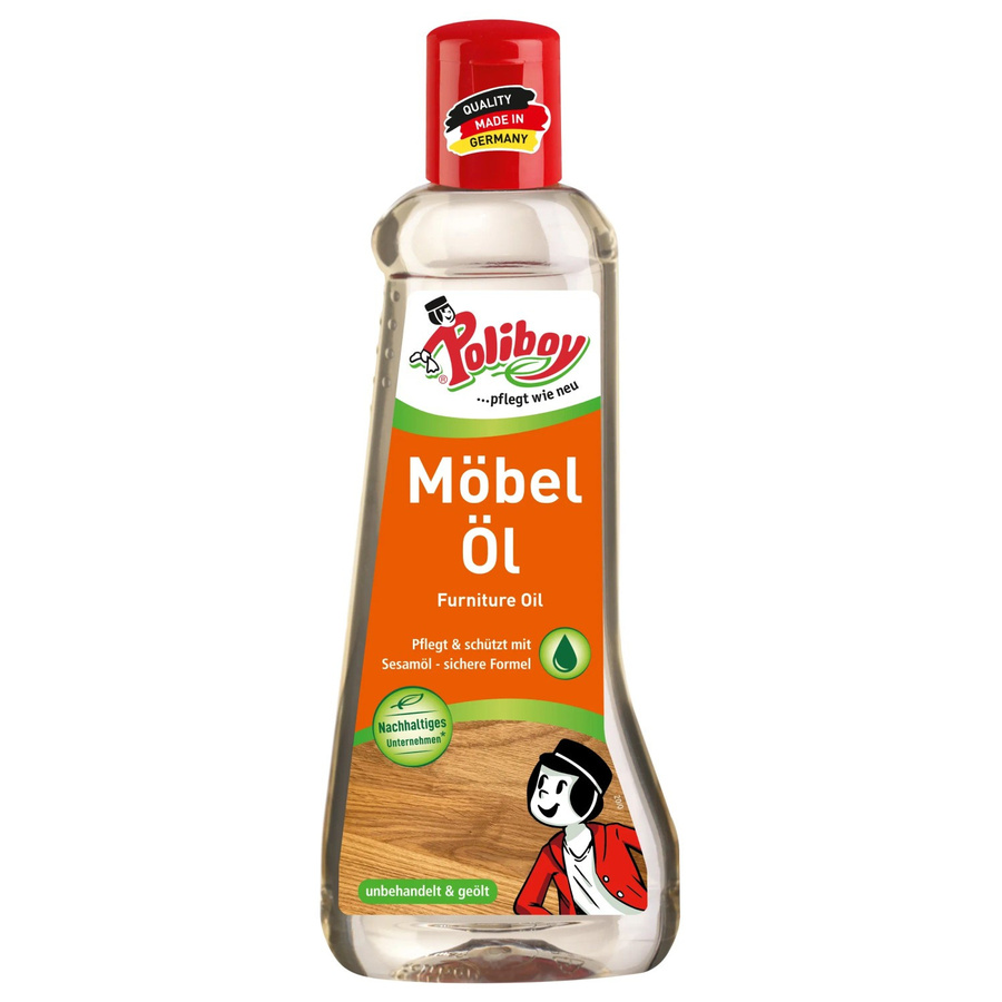 Poliboy Möbel Öl transparent 200 ml - Bild 2