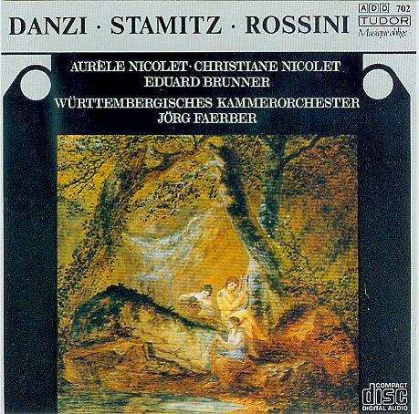 Danzi/Stamitz: Flöte/Kl.Konzerte, Faerber, Brunner, Wurrtemberg Co, CD - Bild 1