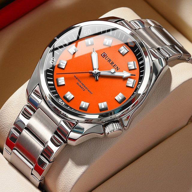 CURREN Armbanduhr Edelstahl, Analoguhr, Herren, Datum - Bild 1