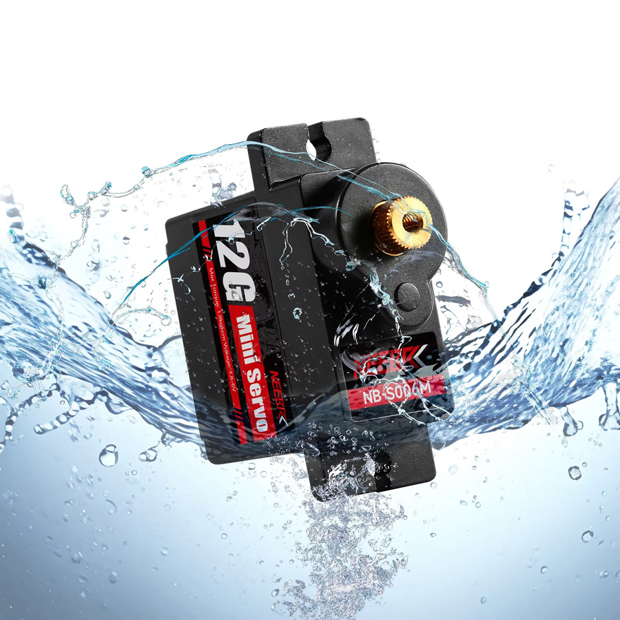 NEEBRC Metal Gear Wasserdichtes Micro Digital Servo für 1/24 SCX24 RC Auto 450 Helicopter SG90 MG90S WLtoys Flugzeug Roboter Teile - Bild 2