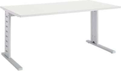 Schäfer Shop Select Schreibtisch Moxxo IQ, Rechteck mit C-Fuß, weiß, B: 160 cm, T: 80 cm, H: 73,5 cm - Bild 1