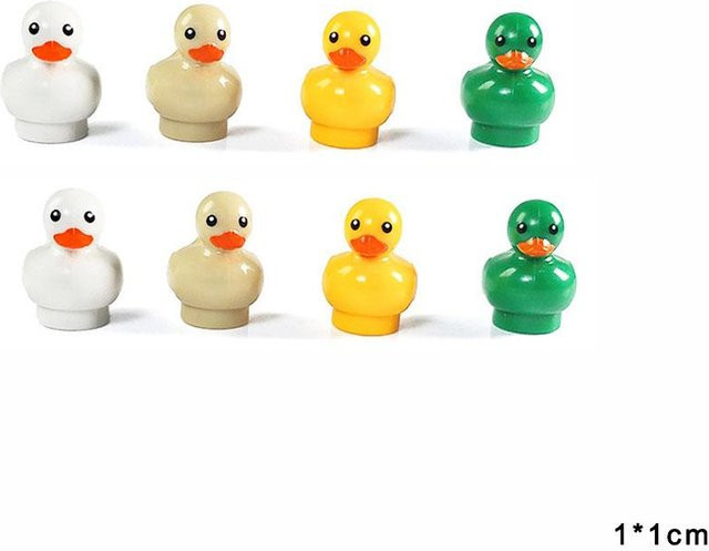 MOC Tier Bausteine Set, Polizeihund, Husky, Bulldogge, Affe, Schwan, Flamingo, Panda, DIY Mini Steine Spielzeug, ab 6 Jahren - Bild 1