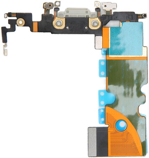 DIYelecs USB-C Lade-Flexkabel Ersatz für iPhone 8 in Weiß - Bild 1