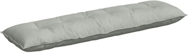 vidaXL Rückenkissen aus Cordstoff in Hellgrau, B: 180 cm, H: 50 cm, T: 19 cm - Bild 1