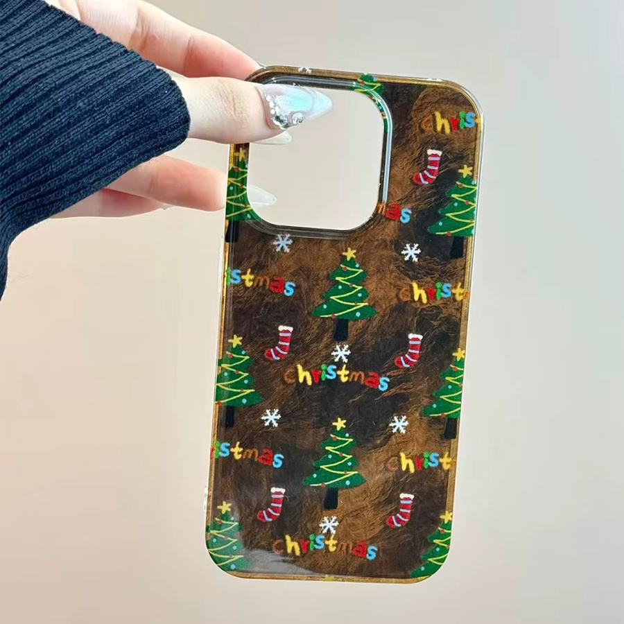 Handyhülle mit Weihnachtsbaum-Muster für Xiaomi 13T 14T Pro 11 Lite NE Poco X5 X6 X7 M6 C65 C61 M5S in Multicolour - Bild 2