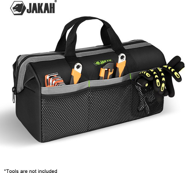 Jakah Werkzeugtasche JK-204 Multifunktionale Elektriker-Gürteltasche zur Werkzeug- und Teileaufbewahrung in Grün und Schwarz - Bild 1