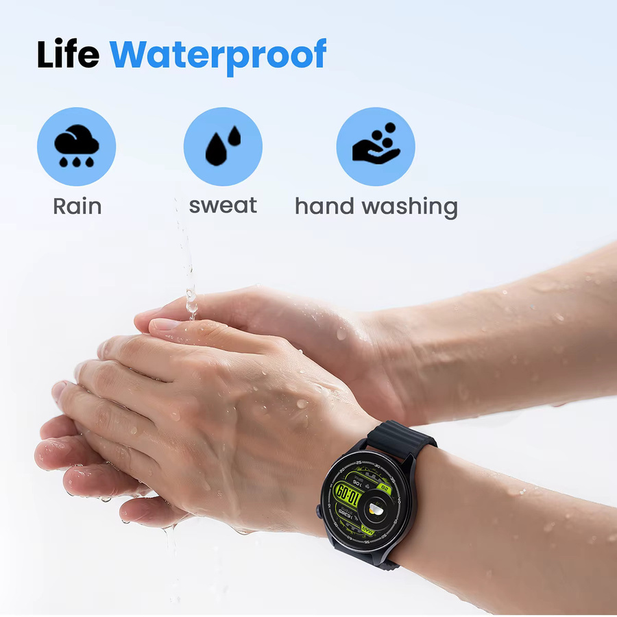 HAYLOU Smartwatch, GPS, Schwarz, Silikon, Unisex - Bild 5