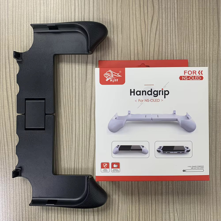 VAKIND Ergonomische Handgriff Schutzhülle für Nintendo Switch OLED in Schwarz oder Weiß - Bild 2
