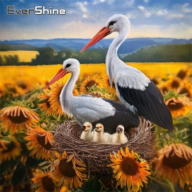 Evershine Diamant-Mosaik Sonnenblume, Diamant-Malerei, Acryl, Tiere - Bild 1