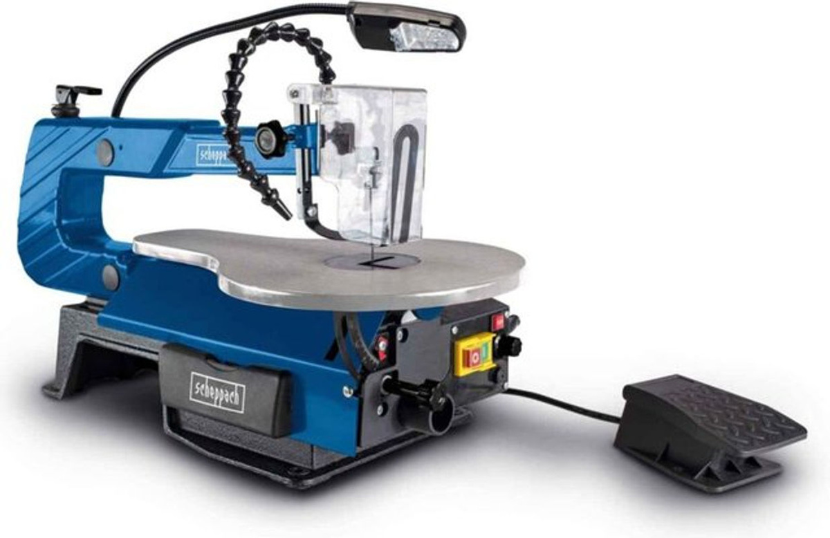 Scheppach Dekupiersäge DECO-XLS Benchtop in Blau inklusive Fußpedal - Bild 2