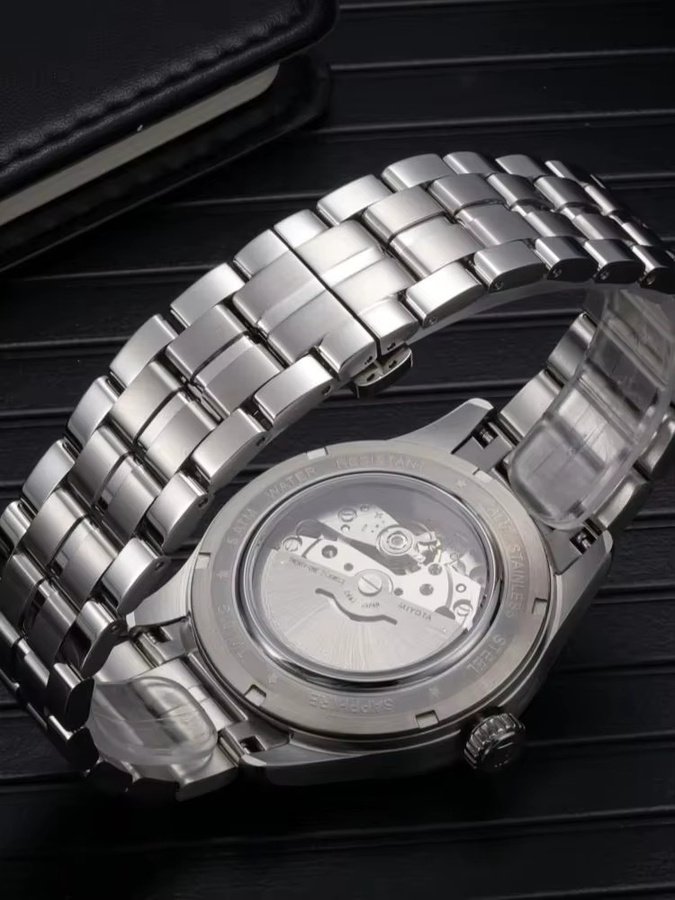 TOPHILL Armbanduhr Automatik, Edelstahl, 40 mm, Herren, Silber - Bild 3