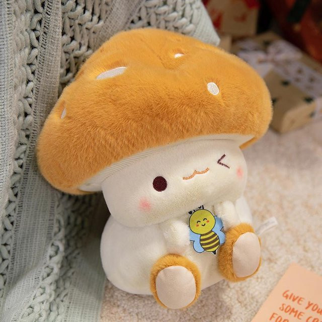 Yiran toy Cartoon-Pilz-Puppe, Plüschtiere, 30cm - Bild 1