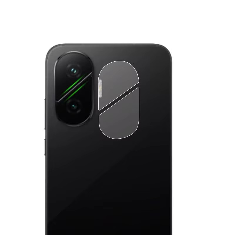 Xiaomi POCO F7 Kameraschutz aus gehärtetem Glas, transparente Rückkamera-Objektivfolie - Bild 2