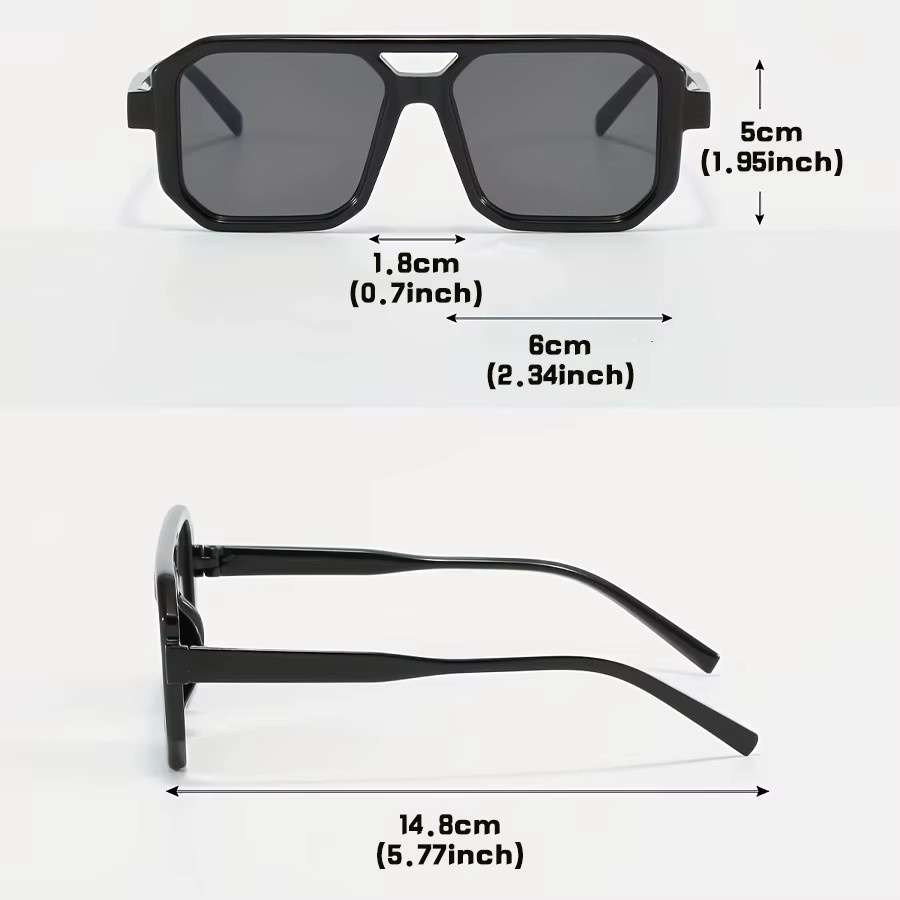 Hindfield Brille, quadratisch, Vollrand, Kunststoff, Unisex - Bild 2