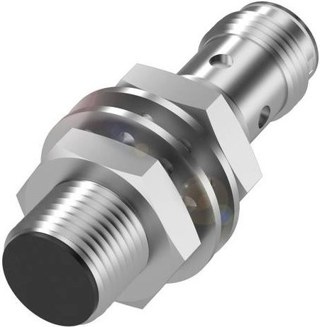 Balluff Induktiver Näherungsschalter BES M12ME-PSC20B-S04G-003 BES00EE bündig PNP Schließer, Farbe Silber, Durchmesser: 12 mm, Länge: 45 mm - Bild 1