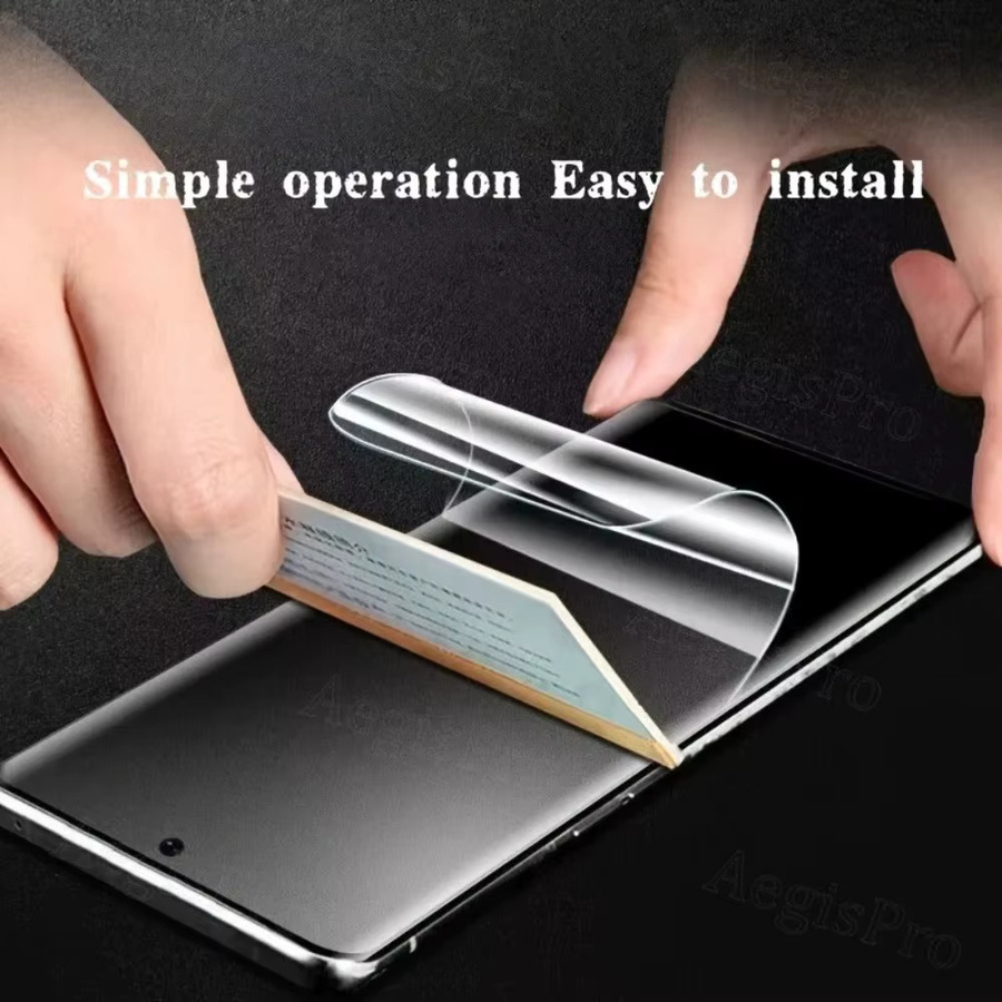 4er-Pack matte flexible Schutzfolien für Samsung Galaxy S24 Ultra, S25 FE und S25 Ultra Serie mit Vollbildabdeckung und Anti-Fingerabdruck-Effekt in Transparent - Bild 3