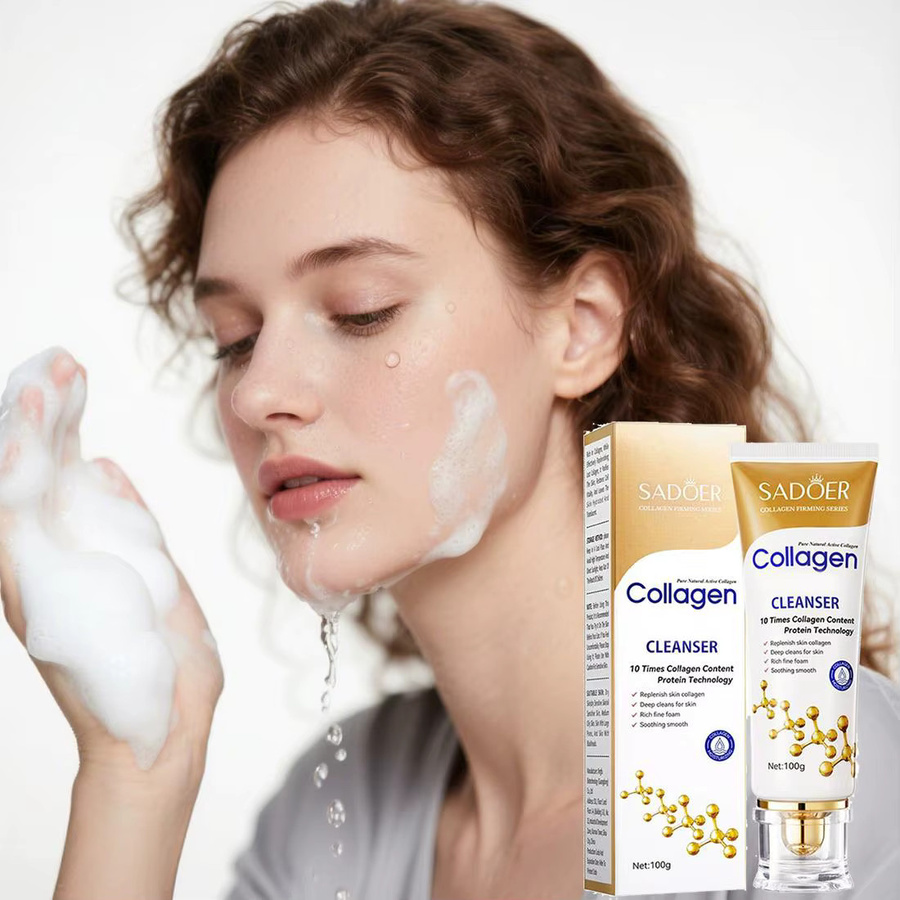 SADOER Kollagen Reinigungsschaum, 100 g, Unisex - Bild 2