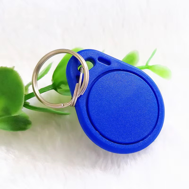 5 Stück zhizaibide RFID Proximity Keyfobs NFC Schlüsselanhänger, 13,56 MHz, beschreibbar und veränderbar, Farbe: Rot - Bild 2
