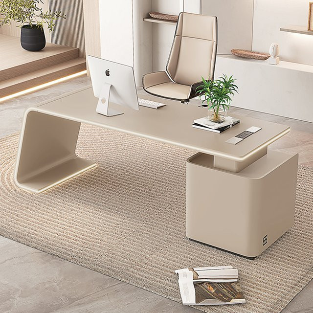 DUTRIEUX Büroschreibtisch in minimalistischem Holz-Design für dein Home Office - Bild 1